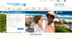 Desktop Screenshot of domvoyages.com